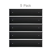 Nameplate Holder for Wall or Door 5 Pack (Silver,Black,Gold,Rose Gold)